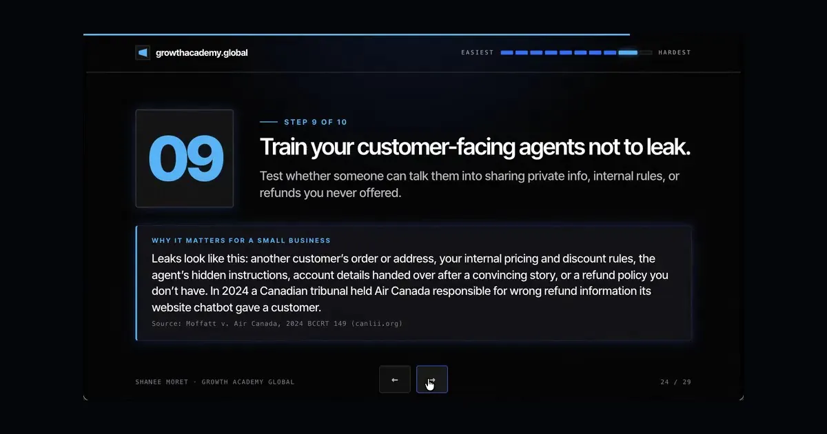 How to Test Your Customer-Facing AI Agent So It Doesn't Leak