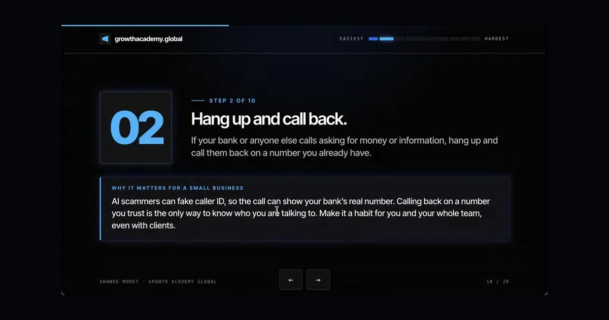 Hang Up and Call Back: The Phone Rule That Beats AI Scam Calls