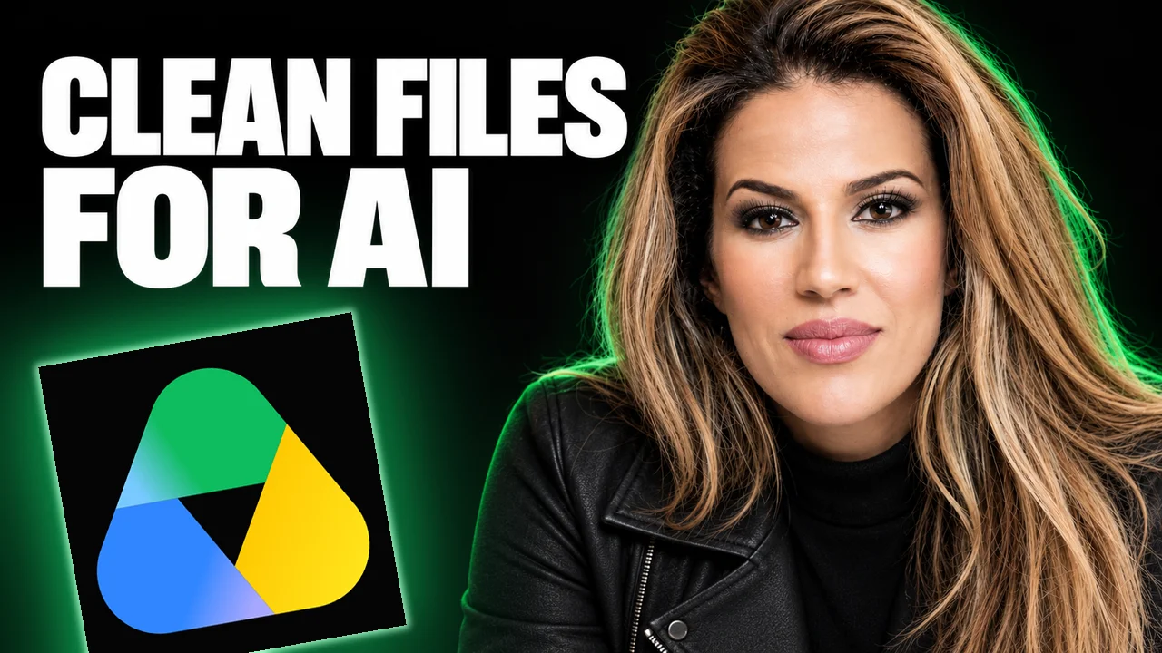 Shanee Moret thumbnail with the words Clean Files For AI