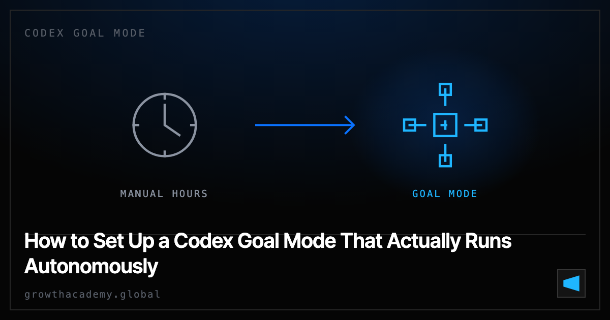 How to Set Up a Codex Goal Mode That Actually Runs Autonomously