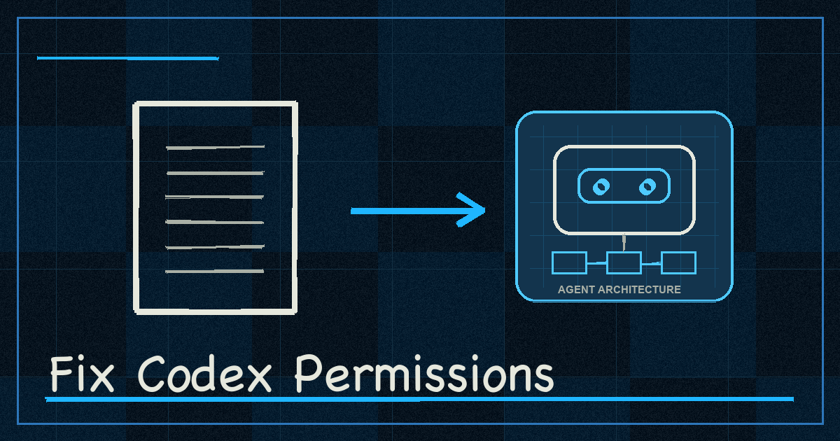 Why Codex Asks Permission for Everything (and the 2-Minute Fix)