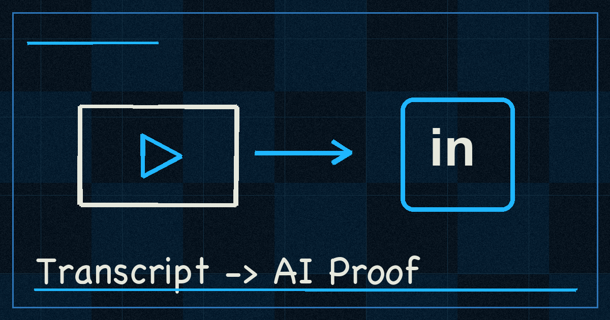 Your LinkedIn Live Transcript Has Two Audiences: Buyers and AI Agents