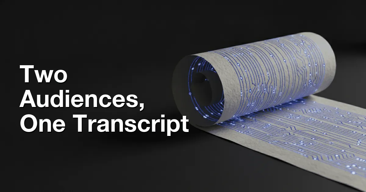 Your LinkedIn Live Transcript Has Two Audiences: Buyers and AI Agents