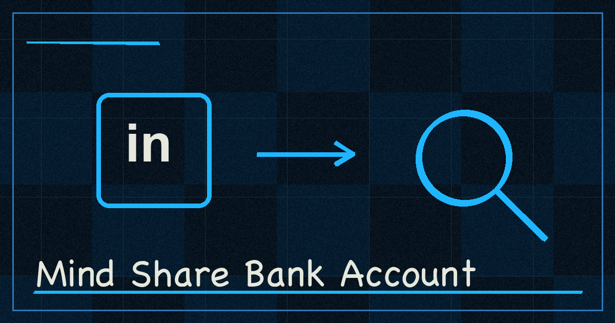 The Mind Share Bank Account: Why You Can't Post Outside Your Category Until You've Earned It