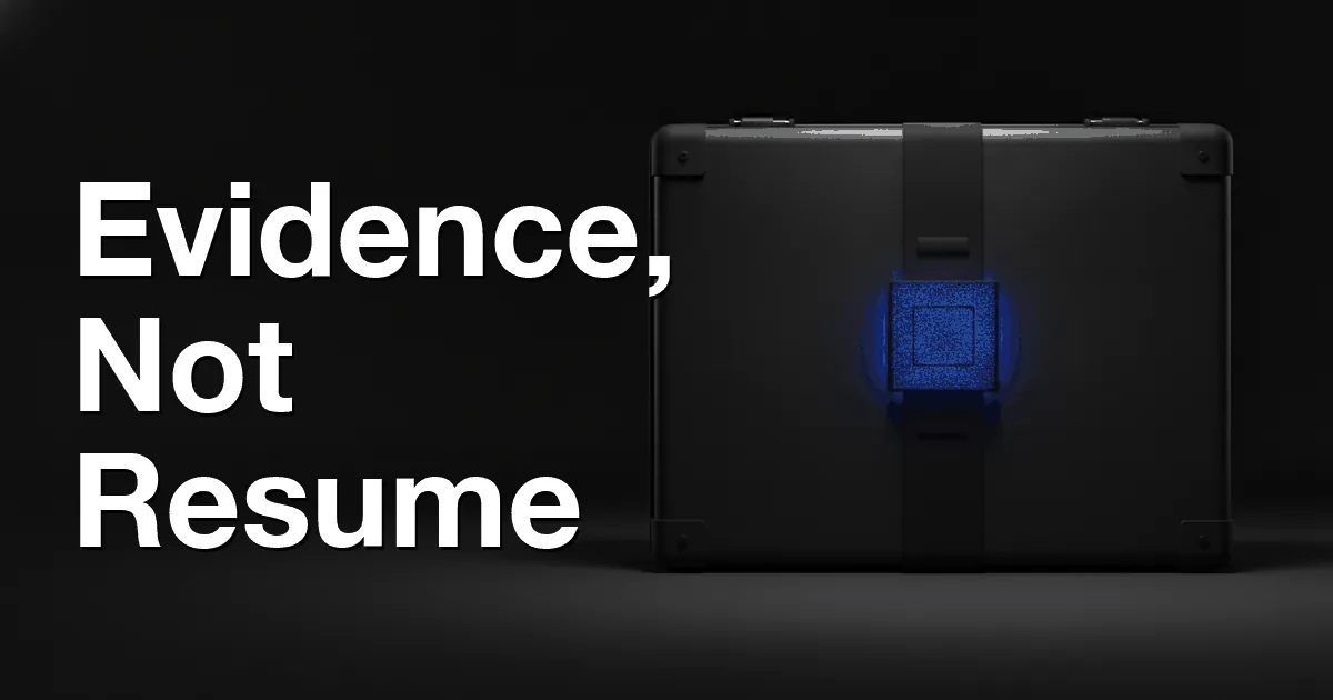 Your LinkedIn Profile Is an Evidence File, Not a Resume (And AI Agents Are the Auditors)