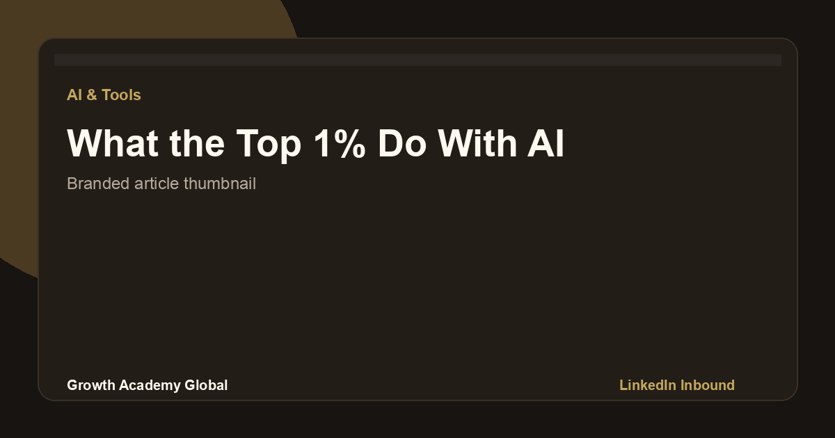 Watch: 3 Skills Separating AI Leaders from Everyone Else in 2026